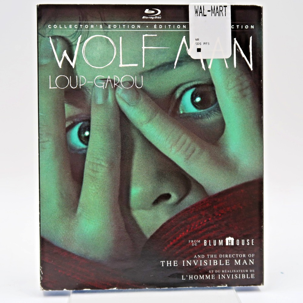 Wolf Man Blu-ray 2025 Collector's Edition Christopher Abbott Julia Garner Movie